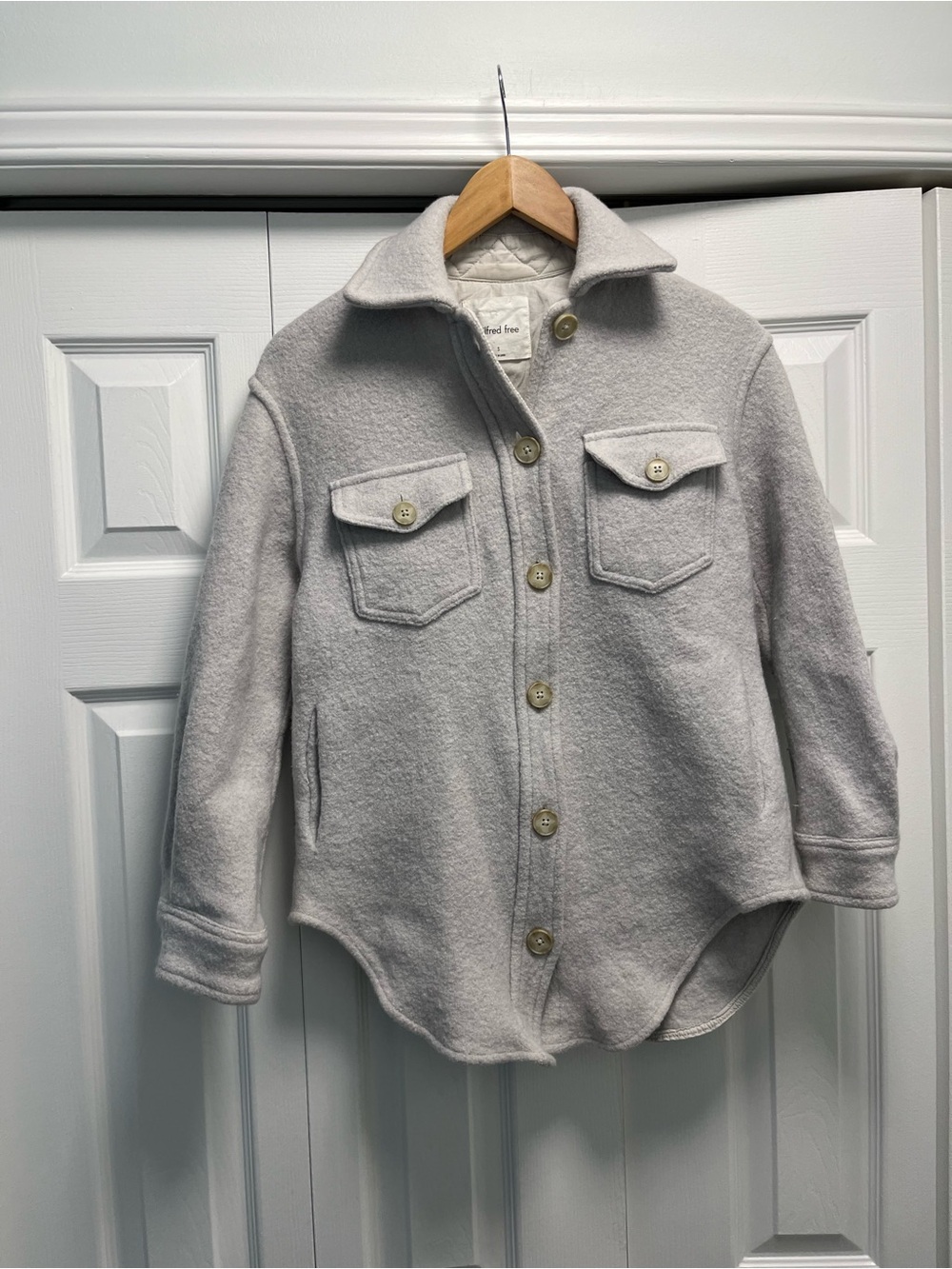 Wilfred Light Gray Jacket